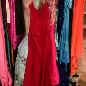 Red Windsor gown